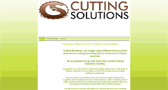 Desktop Screenshot of cutting-solutions.co.uk